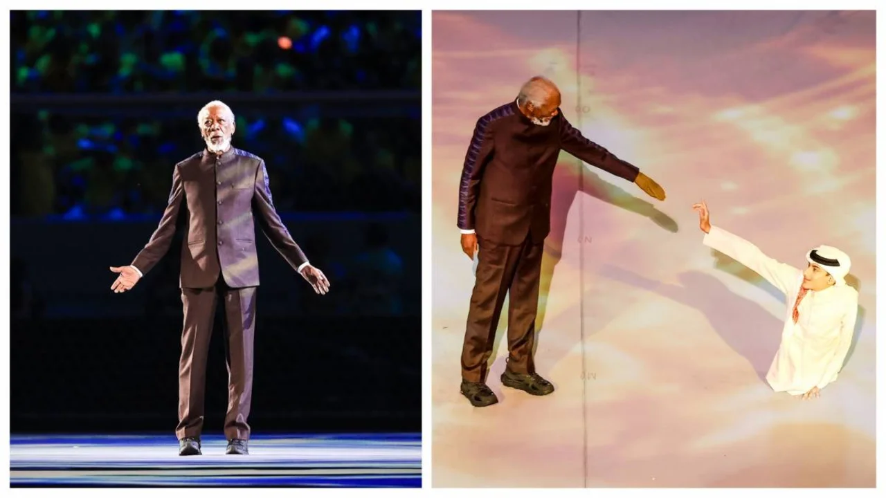 Morgan Freeman shines at FIFA World Cup 2022 Opening Ceremony