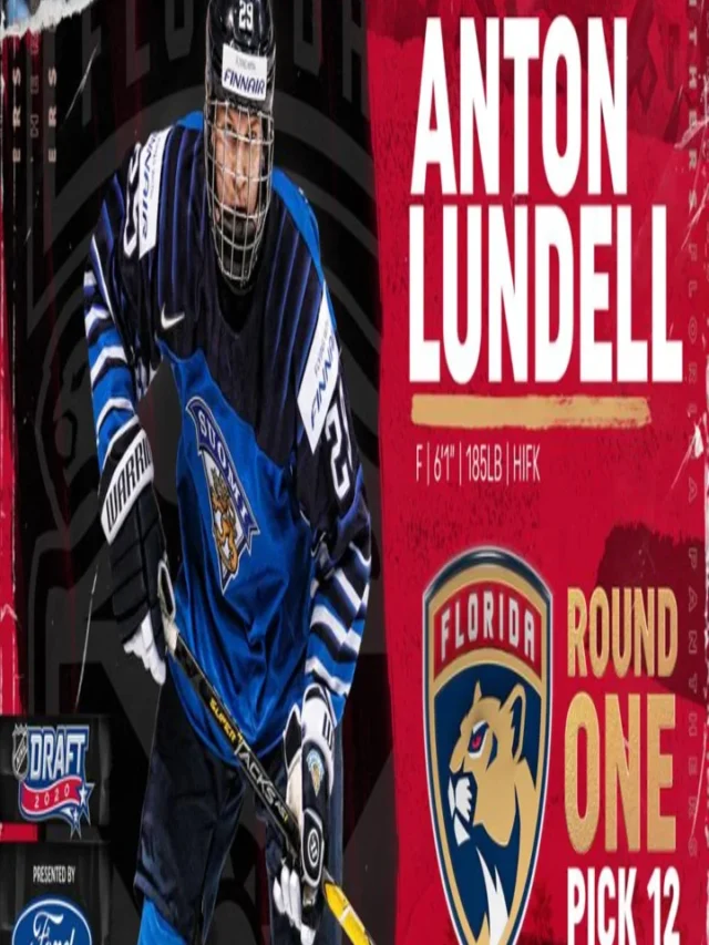 Florida Panthers Select Forward Anton Lundell 12th Overall in 2022 Draft