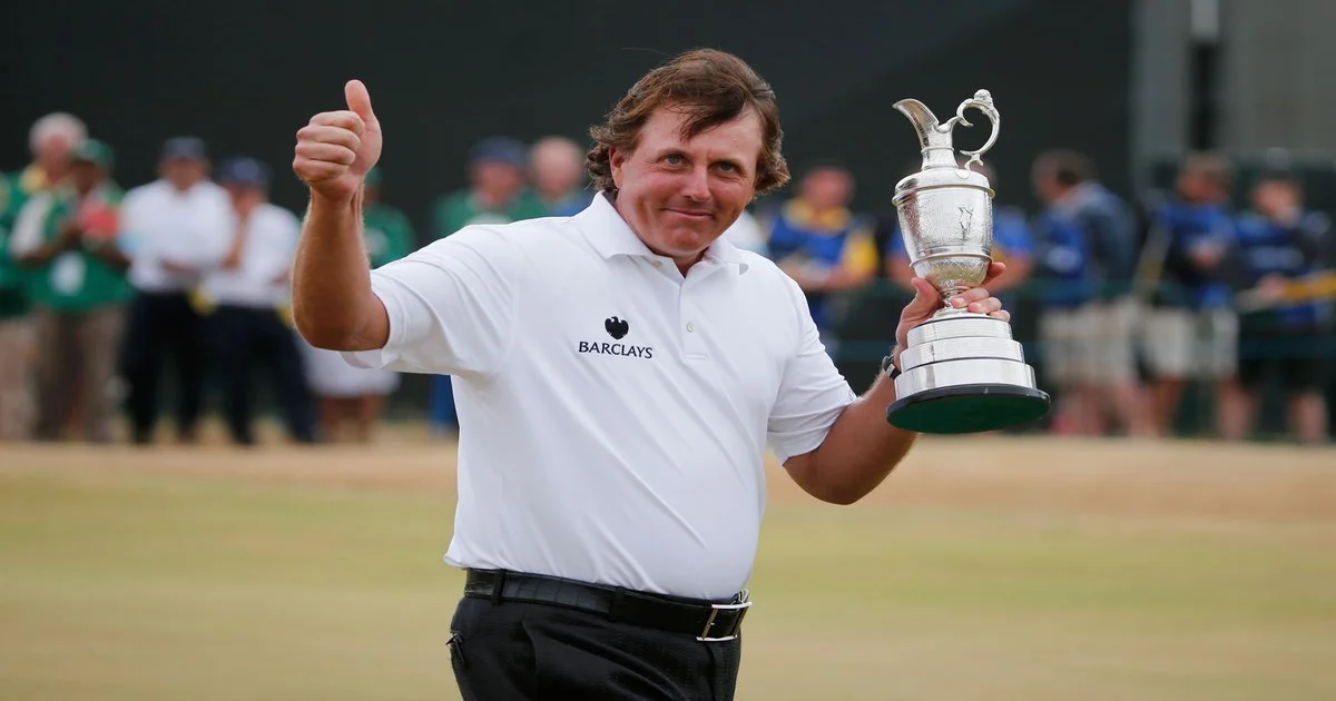 Phil Mickelson British open cup