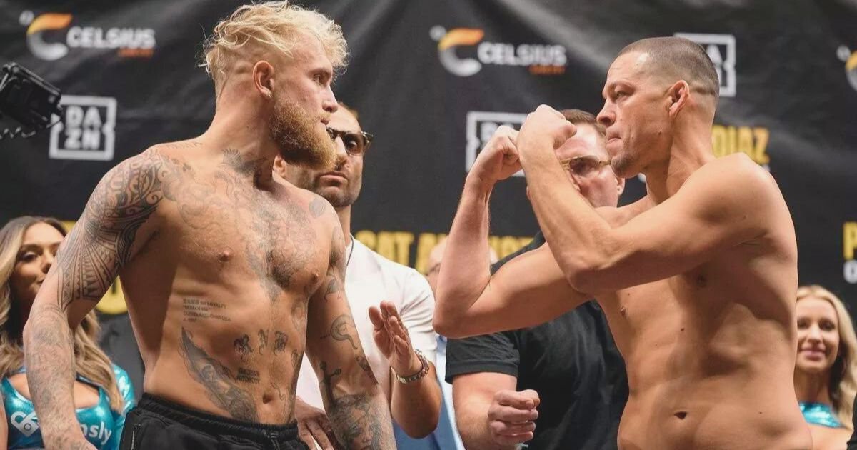 What are some key facts and stats about Jake Paul vs Nate Diaz