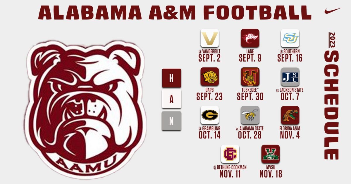 Alabama A&M 2023 Football Schedule Released