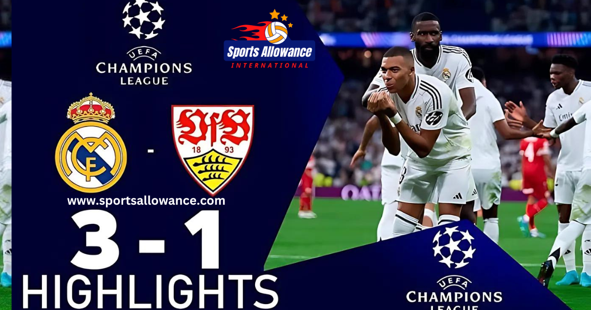 Real Madrid vs Stuttgart 3-1 Highlights